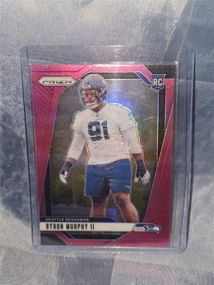 2024 Panini Prizm Byron Murphy II #317 Pink Prizm Rookie RC Seattle Seawhawks