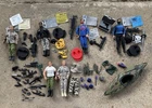 vintage 90s Hasbro G.l. Joe 12-inch action figures accessories & Kayak