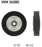 Skf Umlenk-/FüHrungsrolle Keilrippenriemen Vkm 36080 FüR Kangoo KC0 Renault Clio