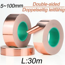 Copper Foil Tape 5-100mm with Conductive Adhesive for Guitar  EMI Shielding