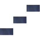 3 STÜCKE PU-Leder doppelseitige Mauspad kreative Mausmatte Große Gaming Mauspad