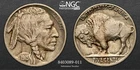 1915-P BUFFALO NICKEL 2 FEATHERS (FS-401) NGC VF DETAILS REV DAMAGE 8403089-011