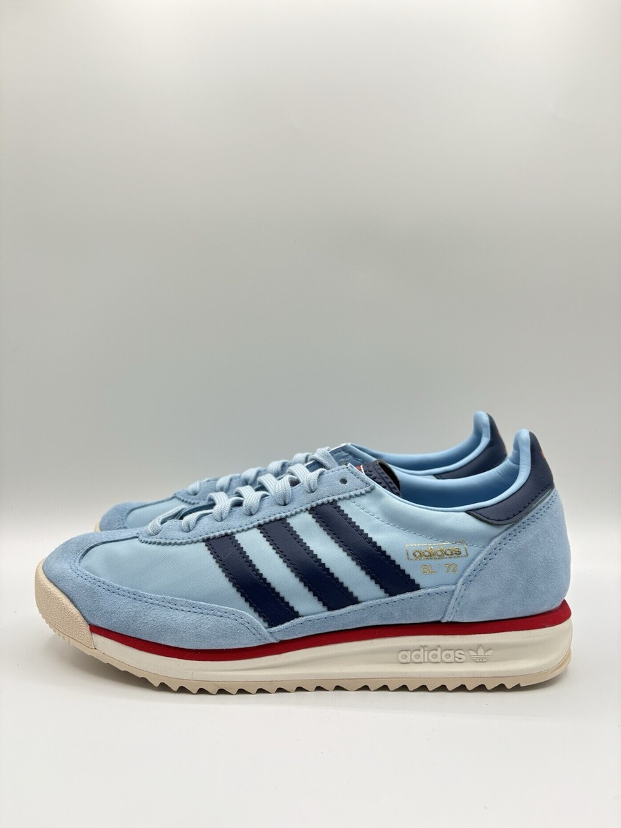 Adidas Men's SL72 RS Originals Size 7.5 Light Blue Scarlet
