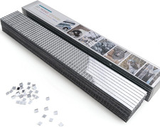 12000Pcs Mirror Mosaic Tiles, 5 X 5Mm Disco Tiles Self Adhesive, Square Disco Mi
