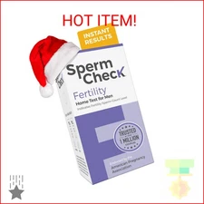 SpermCheck Fertility Sperm Count Test for Men, at Home Sperm Test, Easy to Read 