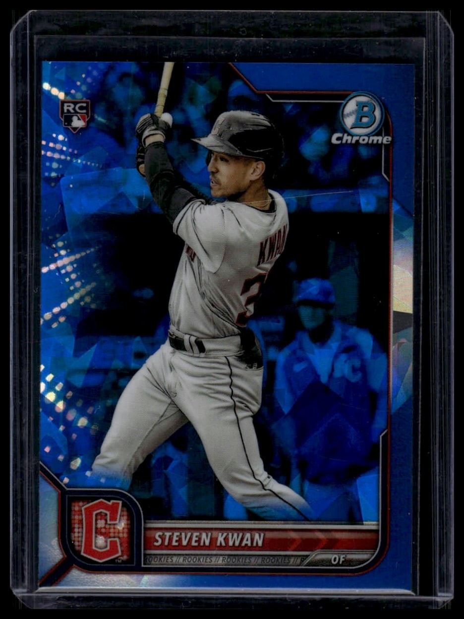 Steven Kwan 🟡 2022 Bowman Chrome Sapphire Edition #39