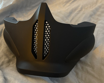 Ruroc Replacement Mask for Helmet Black Size Large ~ 3 available 