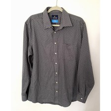 Stafford Men s Long Sleeve Dress Shirt Coolmax Breathable Button Up L 16-16.5