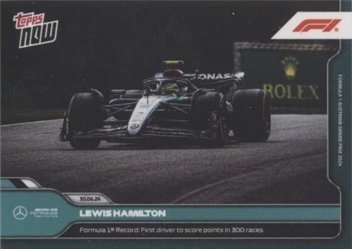 2024 Topps Now Formula 1 Card 39 Lewis Hamilton 9th Win at Same 2024 Topps Now Formula 1 Card 39 Lewis Hamilton 9th Win at Same