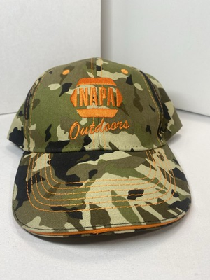 #ad #ad NAPA Outdoors Camouflage Hat Baseball Cap Adjustable Strap Napa Auto Parts Camo $10.98