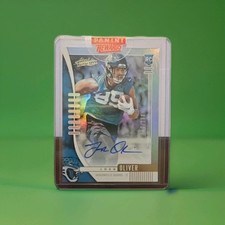 2019 Panini Absolute #194-Josh Oliver, Jags- Spectrum Signatures 50/100 (AU, RC)