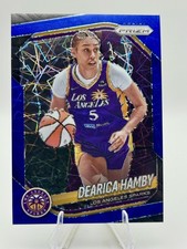 2025 Panini Prizm WNBA #39 Dearica Hamby Blue Velocity Prizms 1