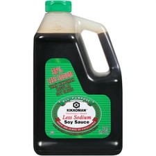 Kikkoman Less Sodium Soy Sauce, 64 Ounce 1.89 L