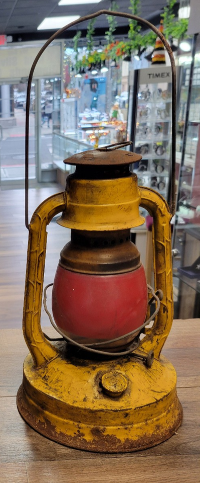 Vintage Dietz 100 Hurricane Lamp Antique Kerosene Oil Lantern Camping ...