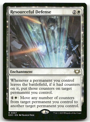 #ad Resourceful Defense 67 MTG Commander: Edge of Eternities R NM $1.99