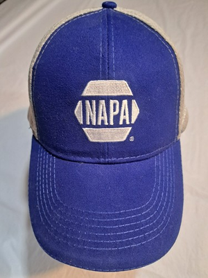 #ad NAPA Auto Parts Embroidered Hat w Adjustable Strap Blue Gray Fallen Heros $5.48
