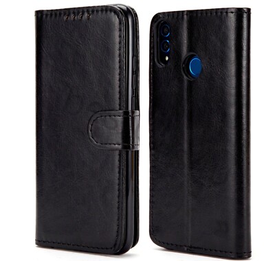 Für Huawei P Smart 2019 Handyhülle Leder Flip Stoßfest Wallet Book Cover