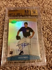 Zach Duke 2004 Bowman's Best Rookie Card- BGS 9.5- BGS 10 AUTO- Pirates