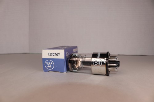 WESTINGHOUSE - 12SQ7 GT - RADIO / VACUUM TUBE - TV7 TESTED - NOS