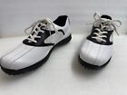 Callaway Golf Shoes Mens Size 10 M157-12 Xtt Pga Tour White/Black Leather