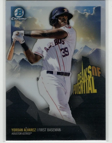 2018 Bowman Chrome - Yordan Alvarez #PP-YA - Peaks of Potential RC