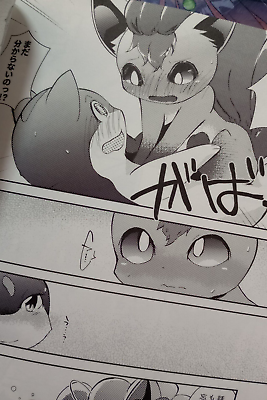 Doujinshi Kemono Pokemon Eeveelutions Anthology Kesupu (B5 58Pages) Vui x9  Eevee