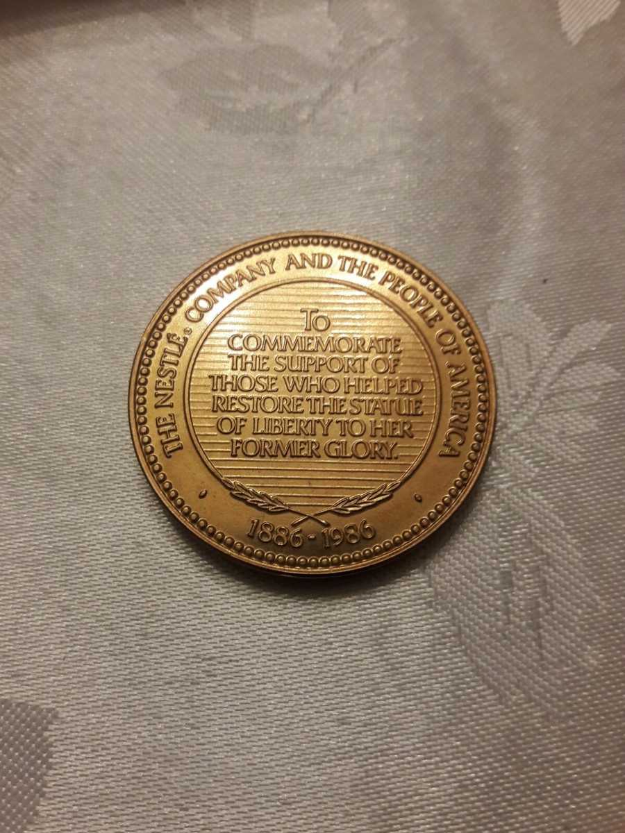 1886-1986 STATUE OF LIBERTY COIN MEDAL TOKEN CENTENNIAL