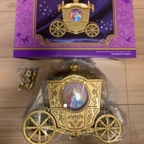 Horloge de table princesse Disney pas à vendre Japon NEUVE cloche Cendrillon Raiponce - Photo 6/12