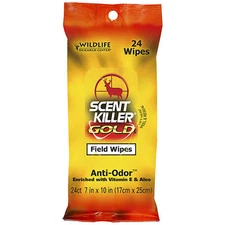 Wildlife Research Scent Killer Gold Field Wipes 24 Pack