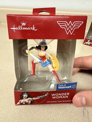 HALLMARK WONDER WOMAN DC COMIC SUPERHERO 2018 REDBOX Christmas Tree Ornament NIB
