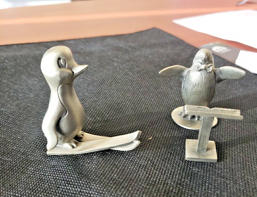 HUDSON Pewter Figurines Indiana Collectible People Figurines for