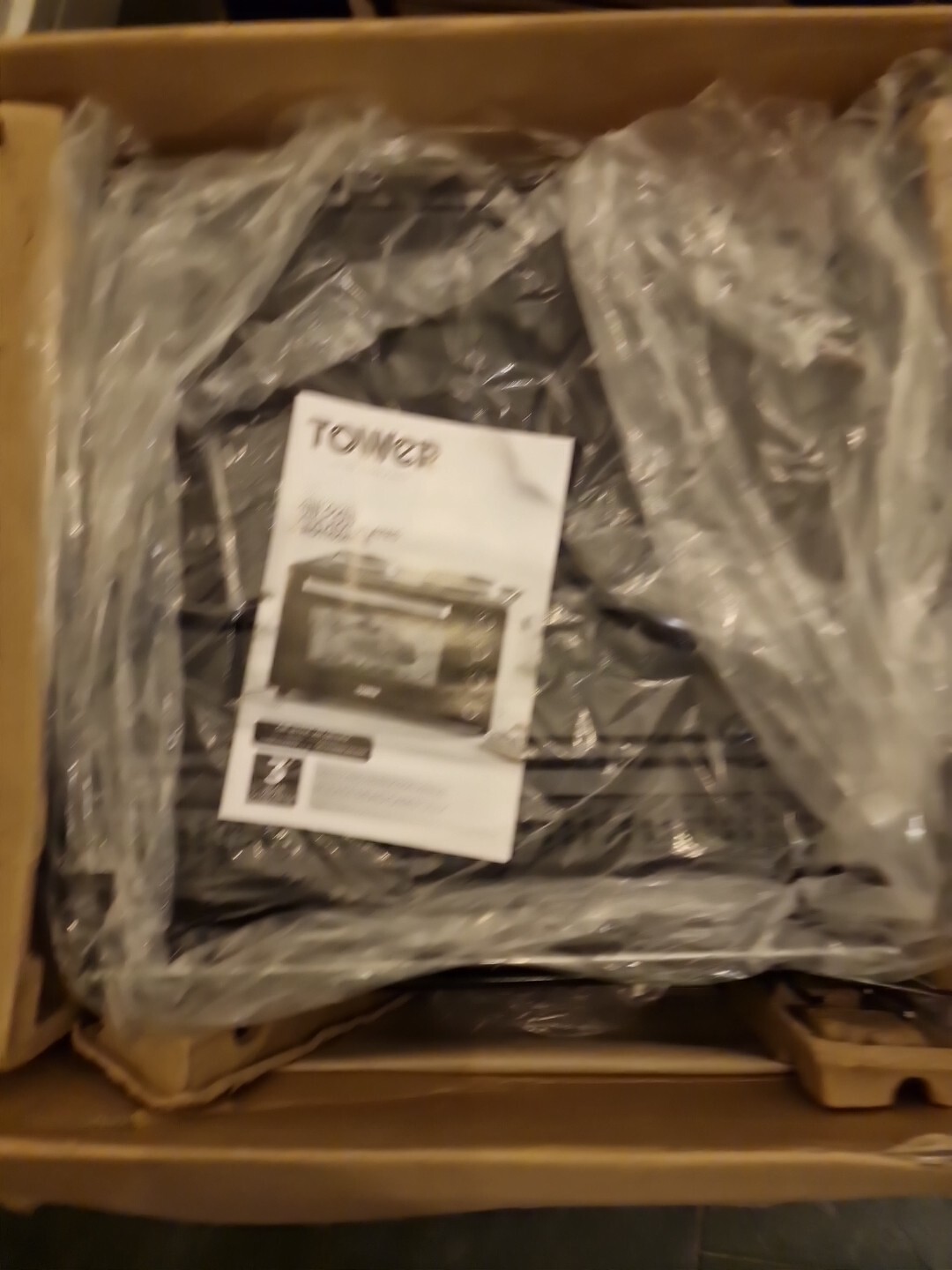 Tower T14045 Mini Oven Dual Hot Plates Healthy Cooking All in One 42L Black 5056032982697 eBay