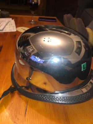 daytona german motorcycle helmet Daytona German Novelty Big German Dull Gloss Black Motorcycle Helmets