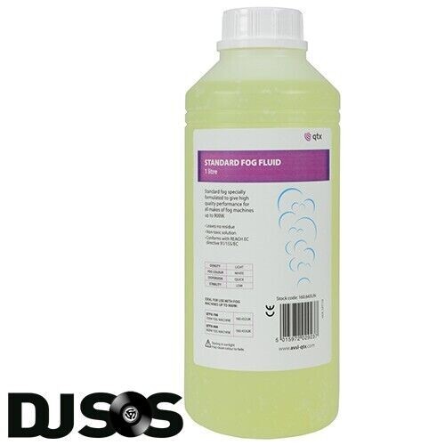 FOG Fluid Juice Liquid 1 litre Party Disco Smoke effects DJ Halloween fogger