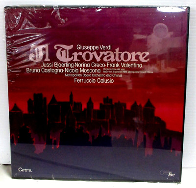 Verdi Il Trovatore Bjoerling Greco Valentino Live at the Met 1941 SEALED AW 17