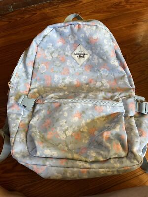 Abercrombie & Fitch blue & White cloud School 17'' Backpack Abercrombie Kids