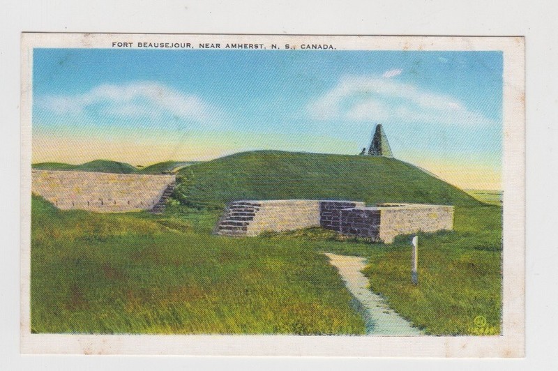 Canada. Fort Beausejour, Amherst NS. By Valentine-Black.  Unused Vintage