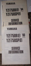 YAMAHA YZF750R(E) YZF750SP(E) 94 YZF750R(E) YZ750 93  SERVICE INFORMATON MANUALS