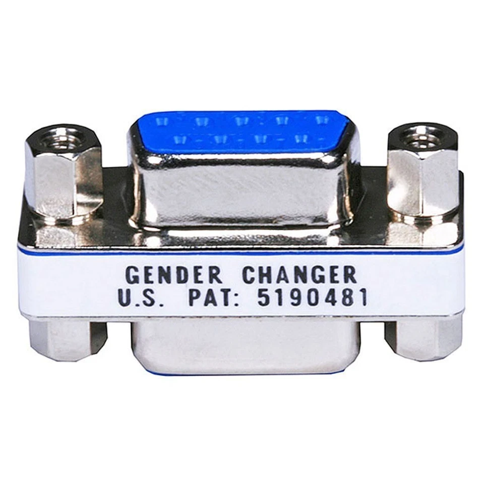 2x DB9 DB 9 RS-232 Female to Female Gender Changer Coupler Adapter Converter - Image 2 of 2