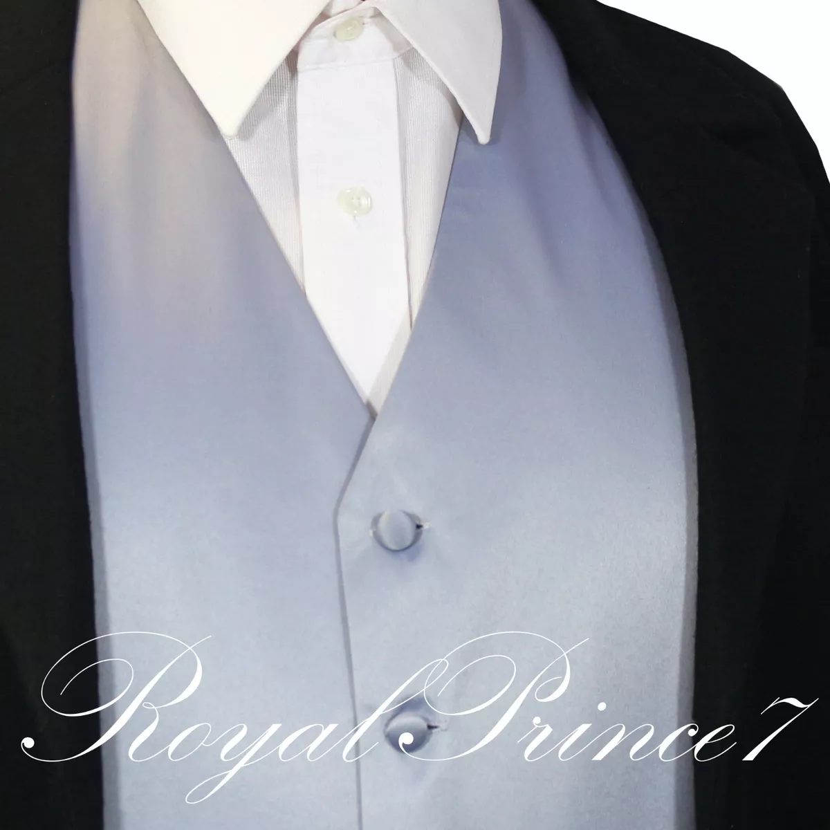 Blue suit silver vest sale