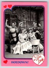 HOEDOWN #15 I Love Lucy Pacific Trading Card Lucille Ball B110