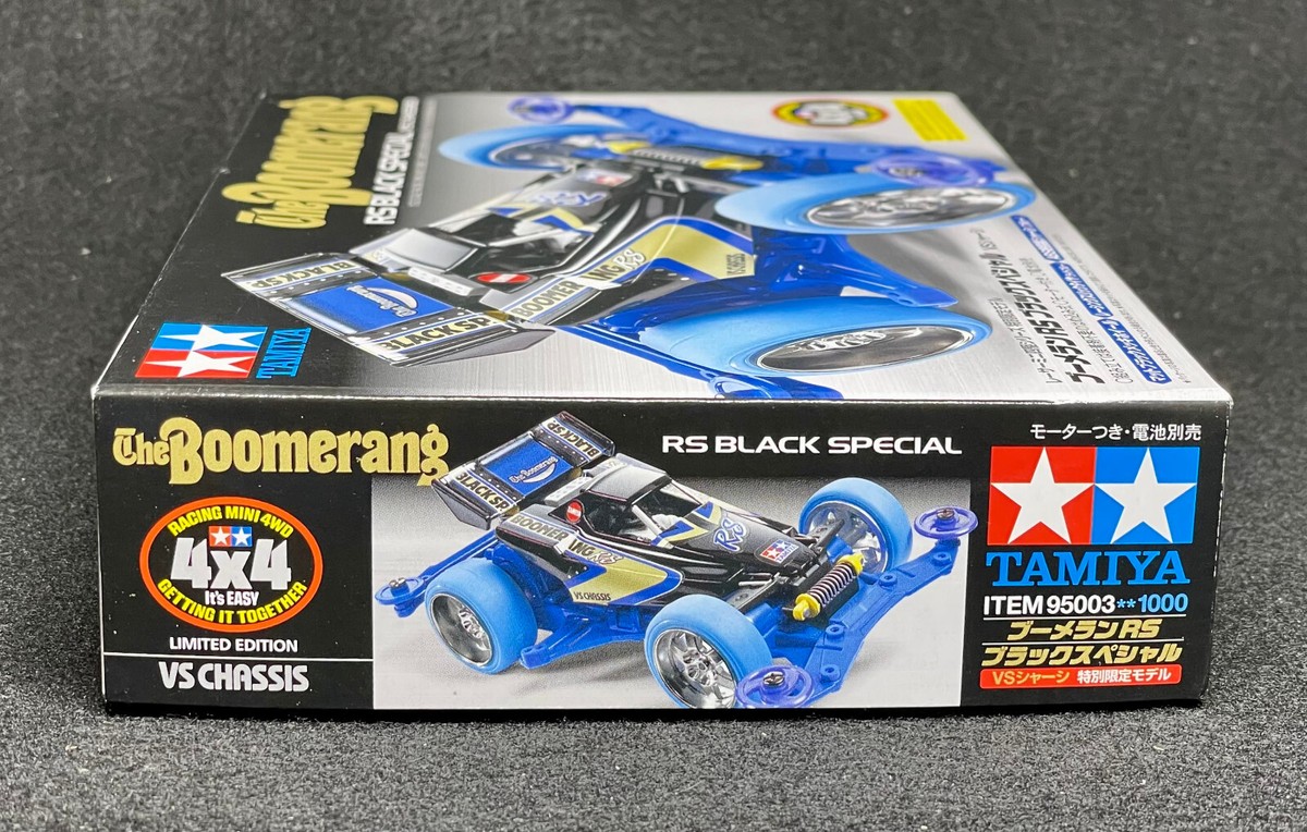 組立済み中古TAMIYA The Boomerang 4WD（当時物） TAMIYA 1/32 Racer Mini 4WD Series NO.4 Boomerang Jr. Vintage