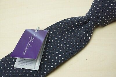 Ralph Lauren Purple Label RLPL Mulberry Silk Navy Blue Woven Tie Brand New  W Tag | eBay
