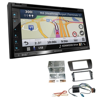 Kenwood Navigation Apple CarPlay CD/DVD für Seat Ibiza IV ab 2008 ohne Canbus