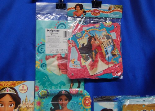 Latino Elena of Avalor Party Set # 14 Plates Tablecover Invites Banner Tattoos - Picture 6 of 7