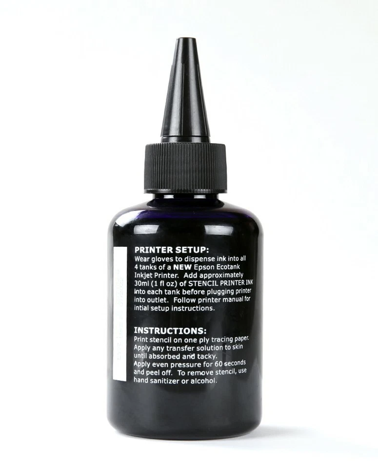 Tattoo Stencil Ink 4 oz. Revolutionary Eco Tank Printer Ink 4 oz. Bottle - Image 3 of 4