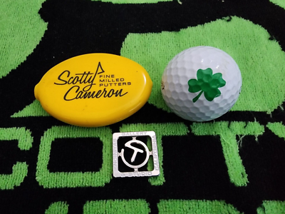 ラウンド用品・アクセサリー CAMERON GALLERY Circle T Ball Marker Rare Scotty Cameron Gallery Circle T SC Blue Putter Round Ball