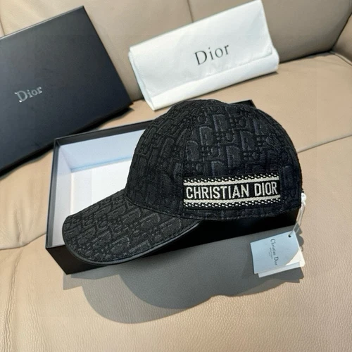 Casquette de baseball Dior Classic ancienne fleur noire