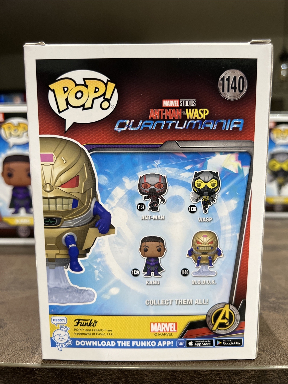 Thumbnail - Marvel Ant-man And Wasp Quantumania M.o.d.o.k. 1140 Funko Pop Ovp Rare
