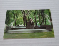 Vintage Postcard George F. Johnson Monument Endicott New York